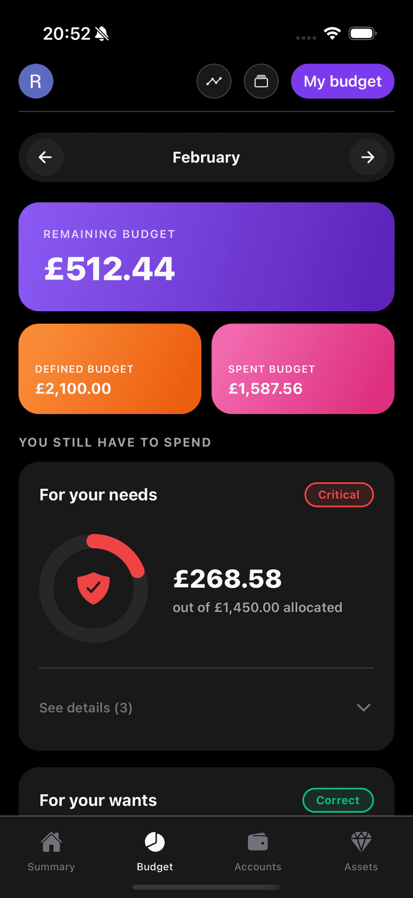 Trya budget-app op iPhone - studentenbudgetbeheer